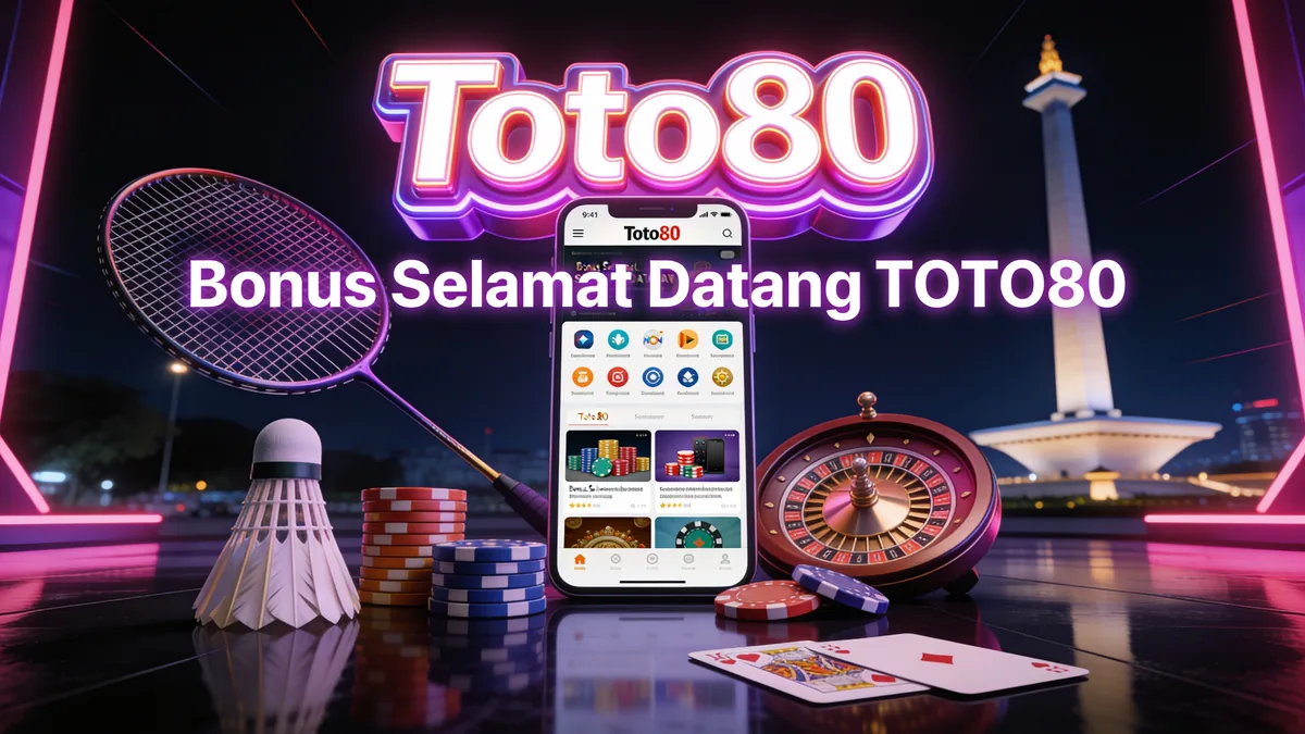 Bonus Selamat Datang TOTO80: panduan toto80 untuk pemain di Indonesia